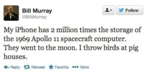 Bill Murray problems.