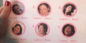 Labor or… baby shower game.