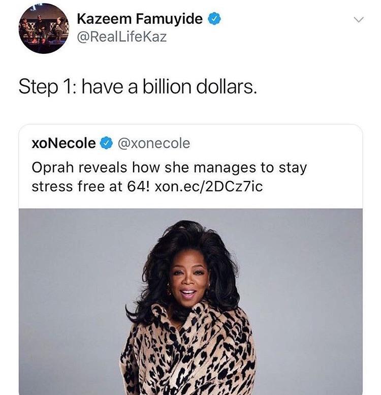 Oprah's exclusive life hacks