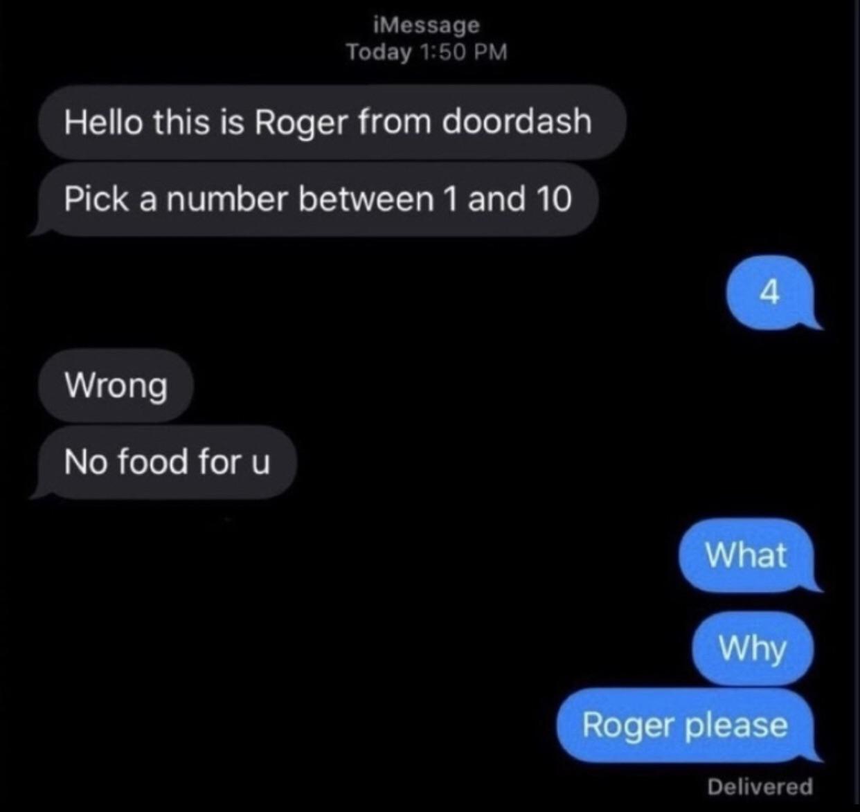 Roger, you ignorant slut...