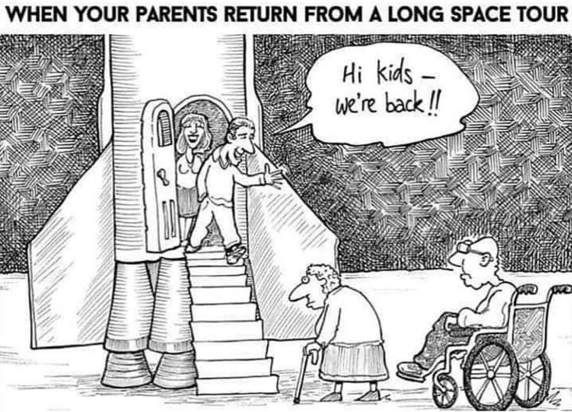 The problem with interstellar parenting...