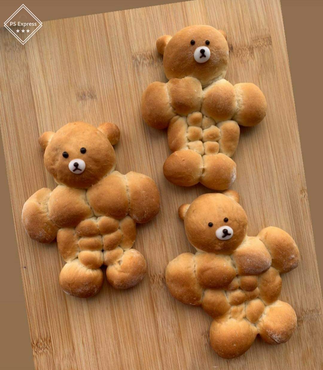 The bread is bears.