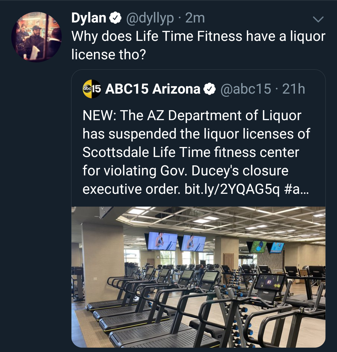 I could work out here...