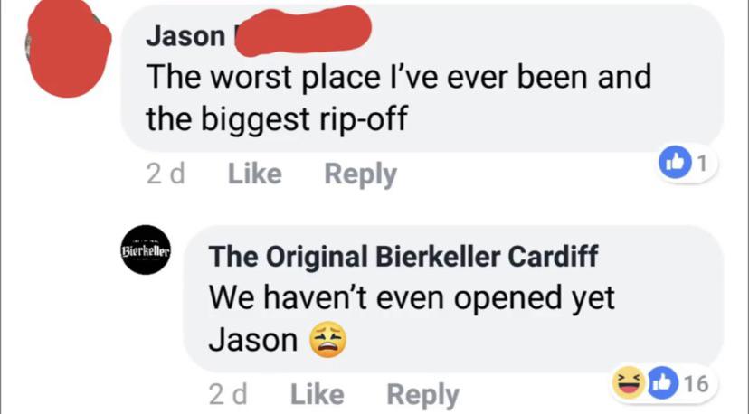 Jason is off his game.