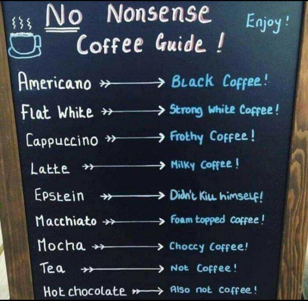 Coffee talk...