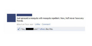 Dealing with mosquito’s.