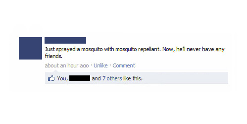 Dealing with mosquito's.