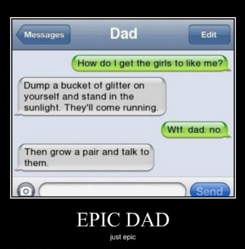 Dad win this round.
