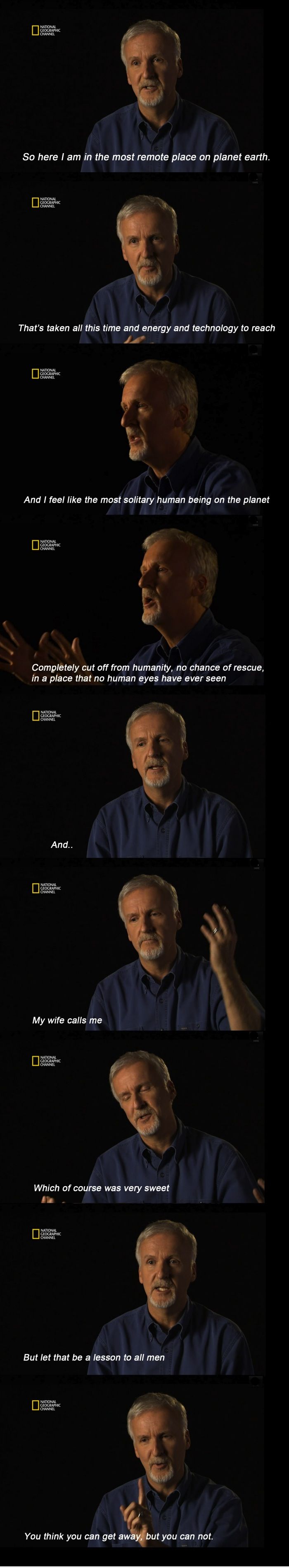 James Cameron on women.