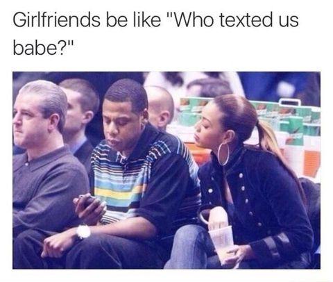 Who texted us, bae?