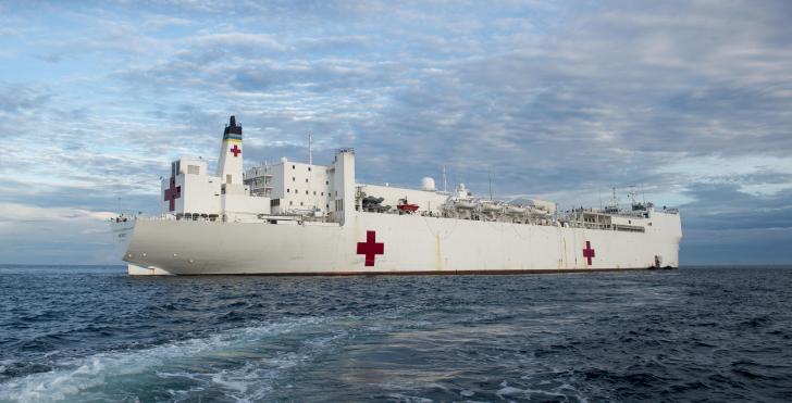 The U.S. Navy's Hospital Ship, USNS Mercy
