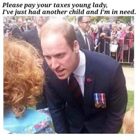 Please Pay Your Taxes Young Lady