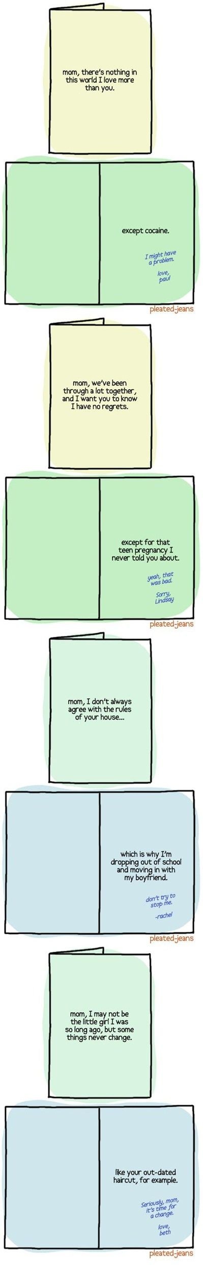 Mother's day cards.
