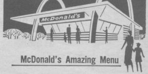 The original McDonalds menu.