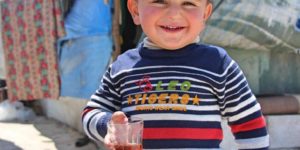 If I had a super power, it would be to fly. I would tell other children from around the world to come and play with me and my sisters, and to drink tea together! ‘“ Mohamad, a Syrian refugee in Lebanon