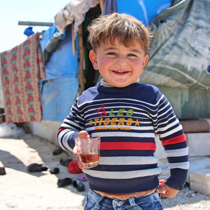 If I had a super power, it would be to fly. I would tell other children from around the world to come and play with me and my sisters, and to drink tea together! '“ Mohamad, a Syrian refugee in Lebanon