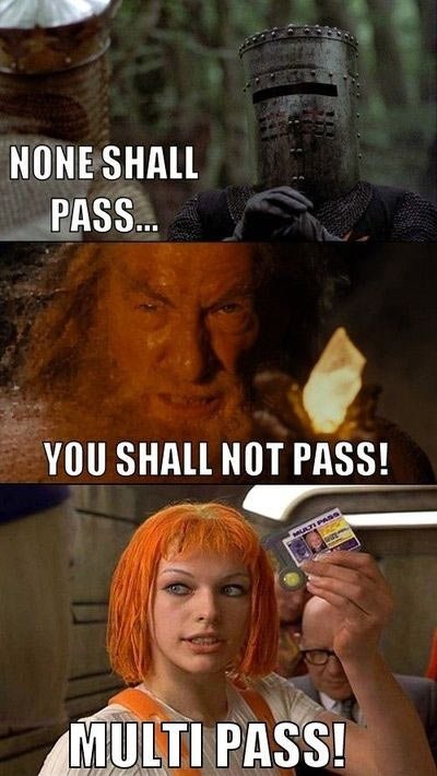 ALL the pass!