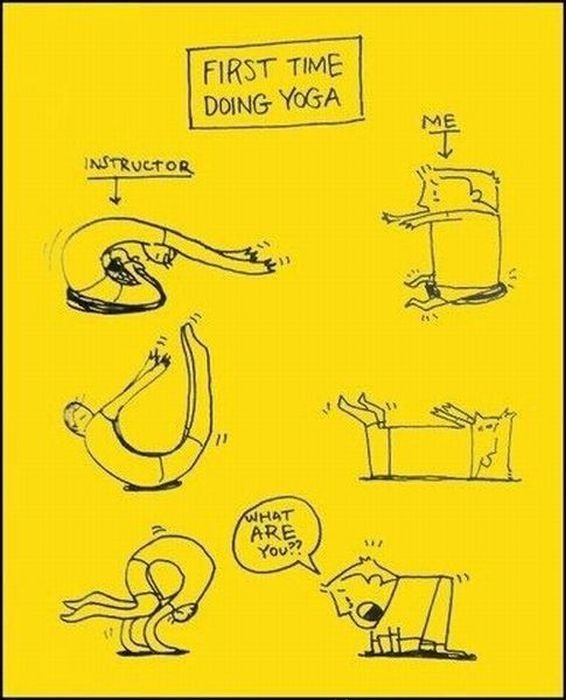 First time Yoga.