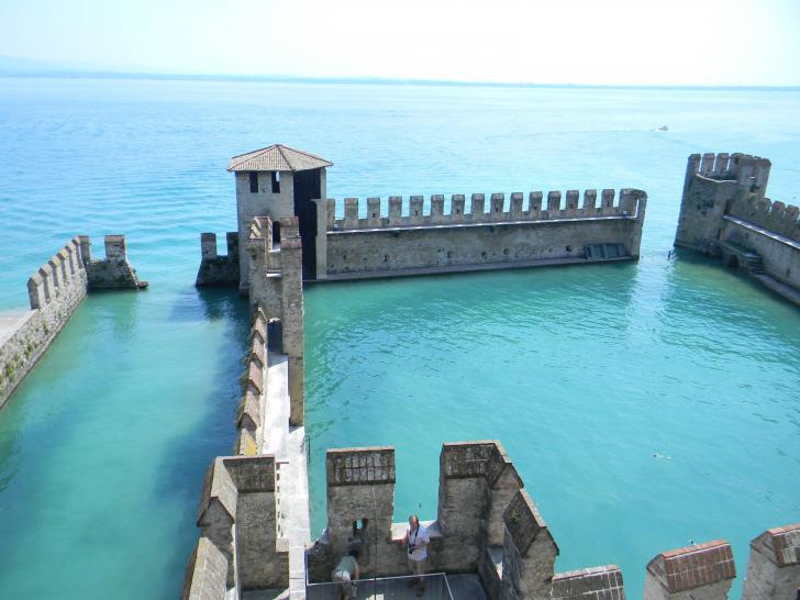 The Sinking Castle of Lake Garda, Italy