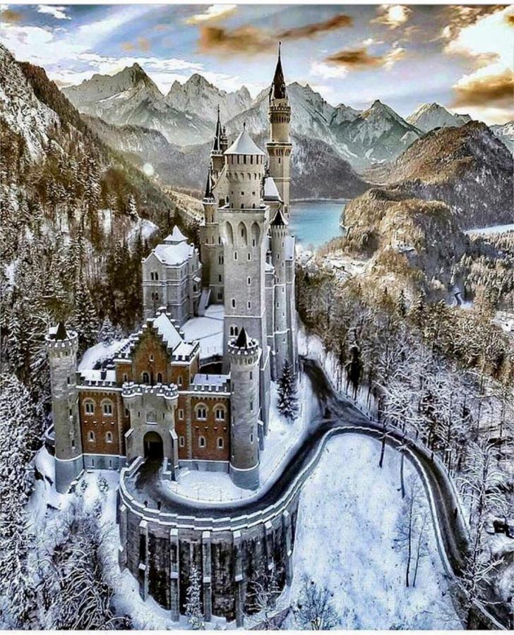 Neuschwanstein Castle in Bavaria, Germany