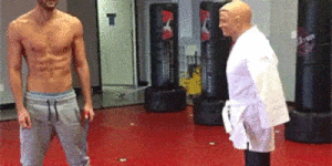 Spinning roundhouse kicks are strangely arousing…