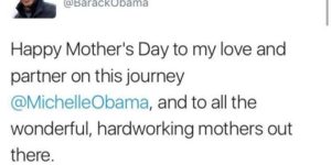 Obama on Mother’s Day