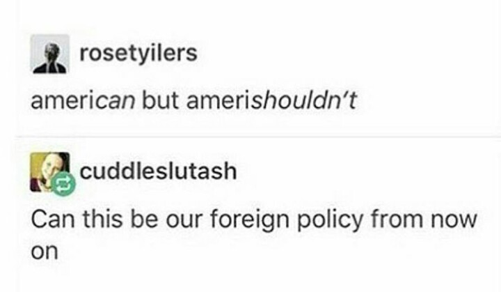 AmeriCAN'T foreign policy