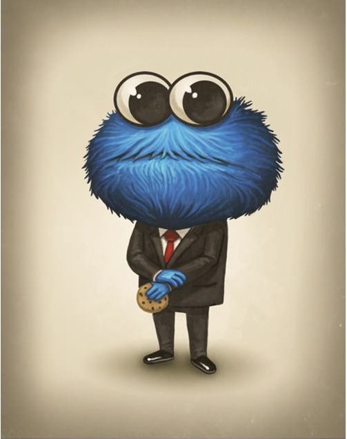 Cookie Monster, like a sir.