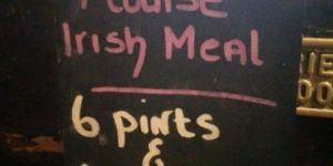7 Course Irish Meal