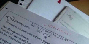 When you know you’re gonna fail so you start questioning the exam