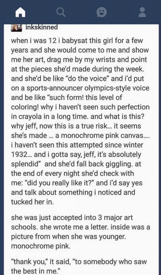 An artists inspiration