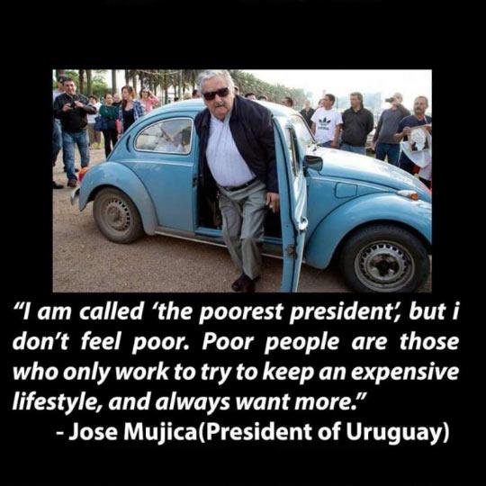 The Poorest President