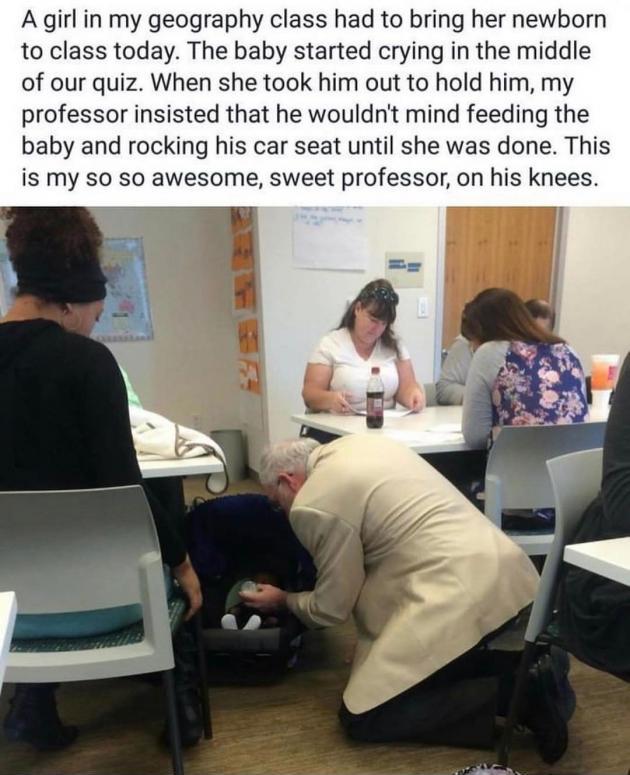 You're a good person, Professor.