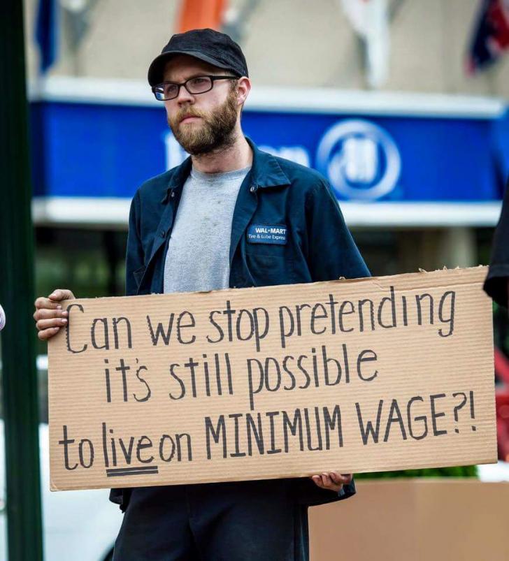 When minimum wage isn't enough.