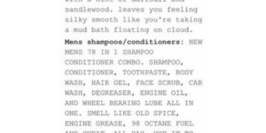 Shampoo and conditioner.