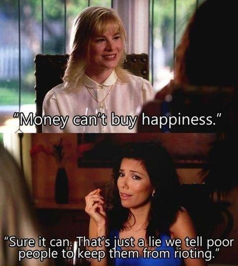 Money to buy happiness