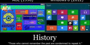 AOL vs Windows 8.