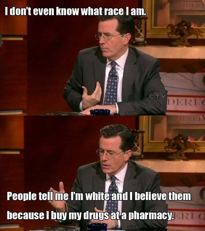 Colbert on race.