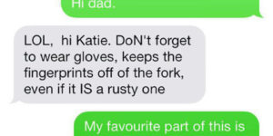 Fatherly advice.