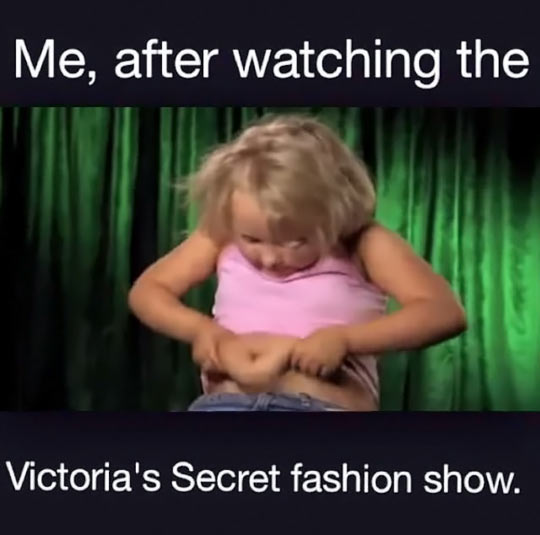 After watching a fashion show...