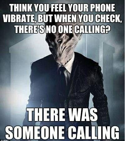 There was someone calling...