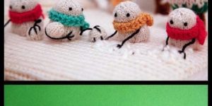 Unbelievably tiny knitted and crocheted things.