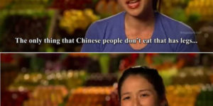 The only things Chinese people don’t eat.
