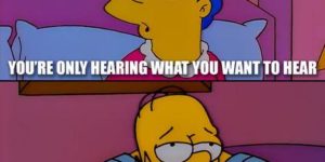 Hearing What You Want to Hear