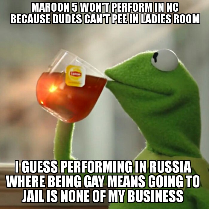 Way to stand up for the big issues, Adam Levine