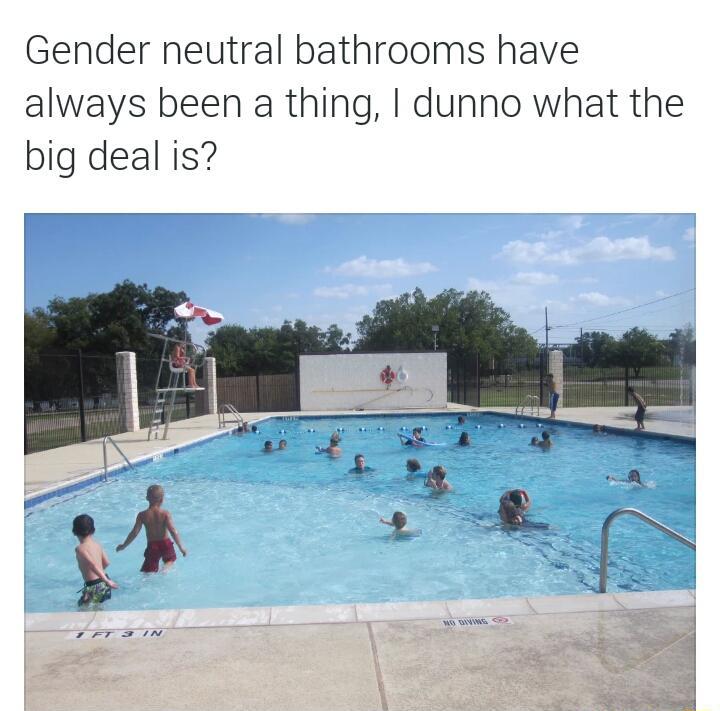 Gender neutral bathrooms