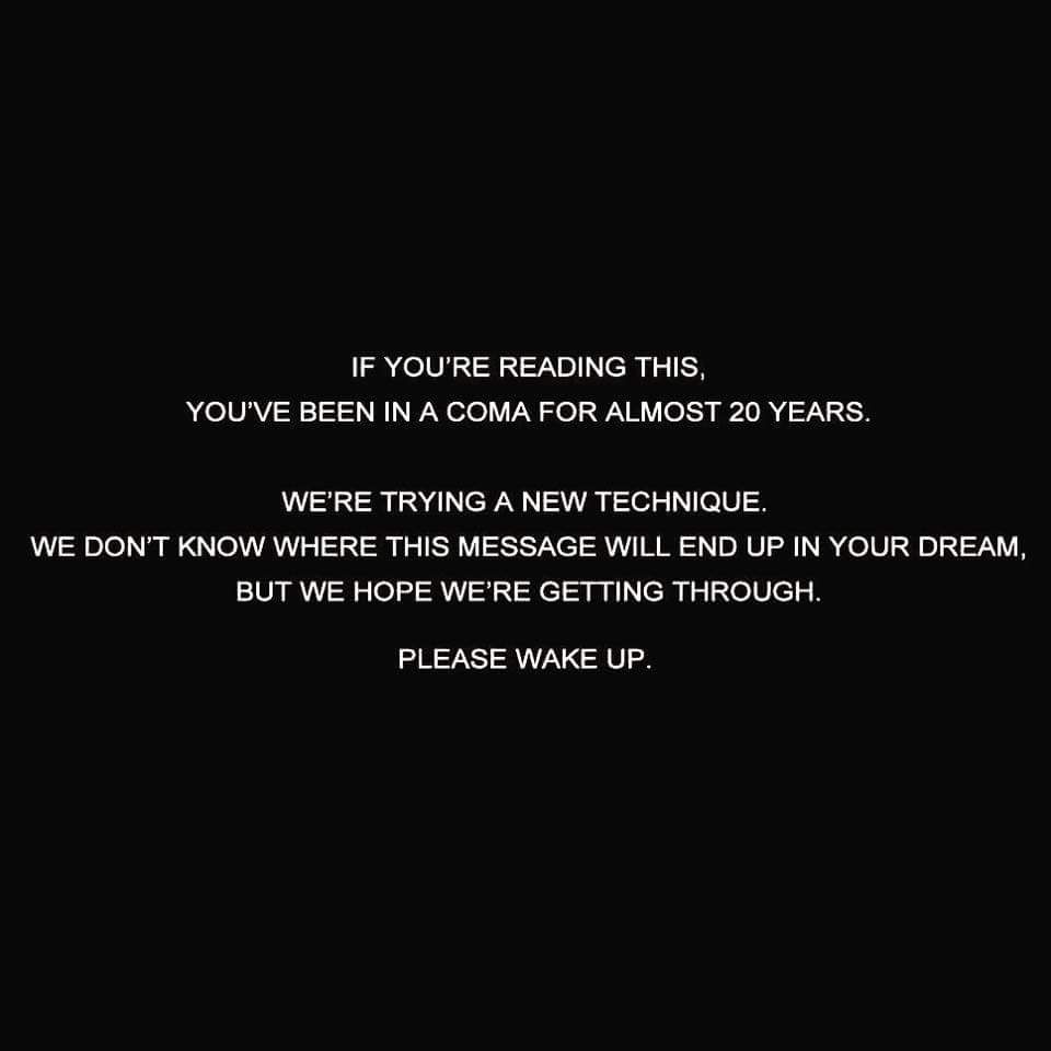 Wake up.