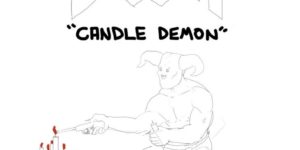 I’ve been playing DOOM and it always made me laugh there is probably a demon who’s sole purpose is to place candles. SO I drew him.