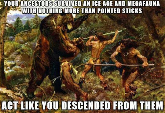 Your ancestors survived an Ice Age...
