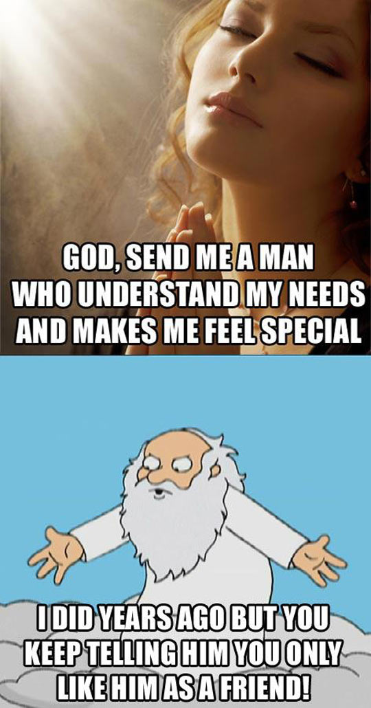 God, send me a man...